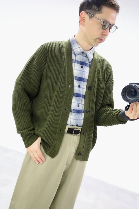 アプレッセ 2026 STYLE1 Silk Linen Lilian Cardigan (26SAP-03-10)OLIVE☆新作発売！