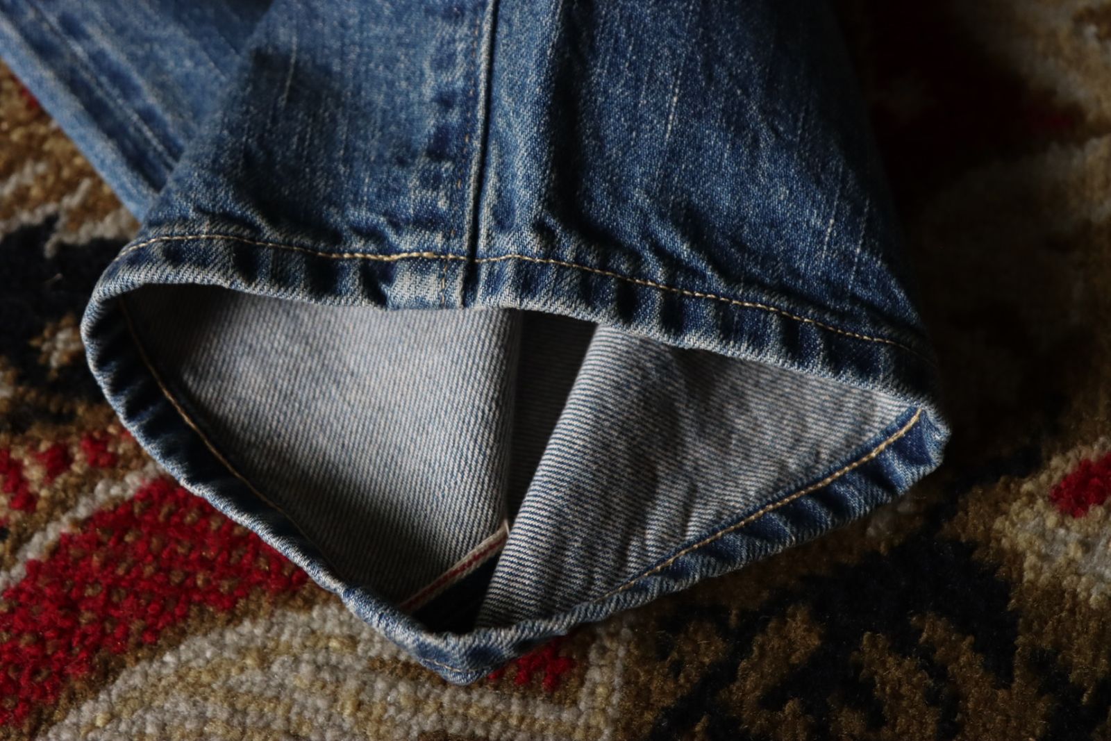 アプレッセ23AWデニム No.22 Washed Wide Denim Pants(23AAP-04-012K)INDIGO