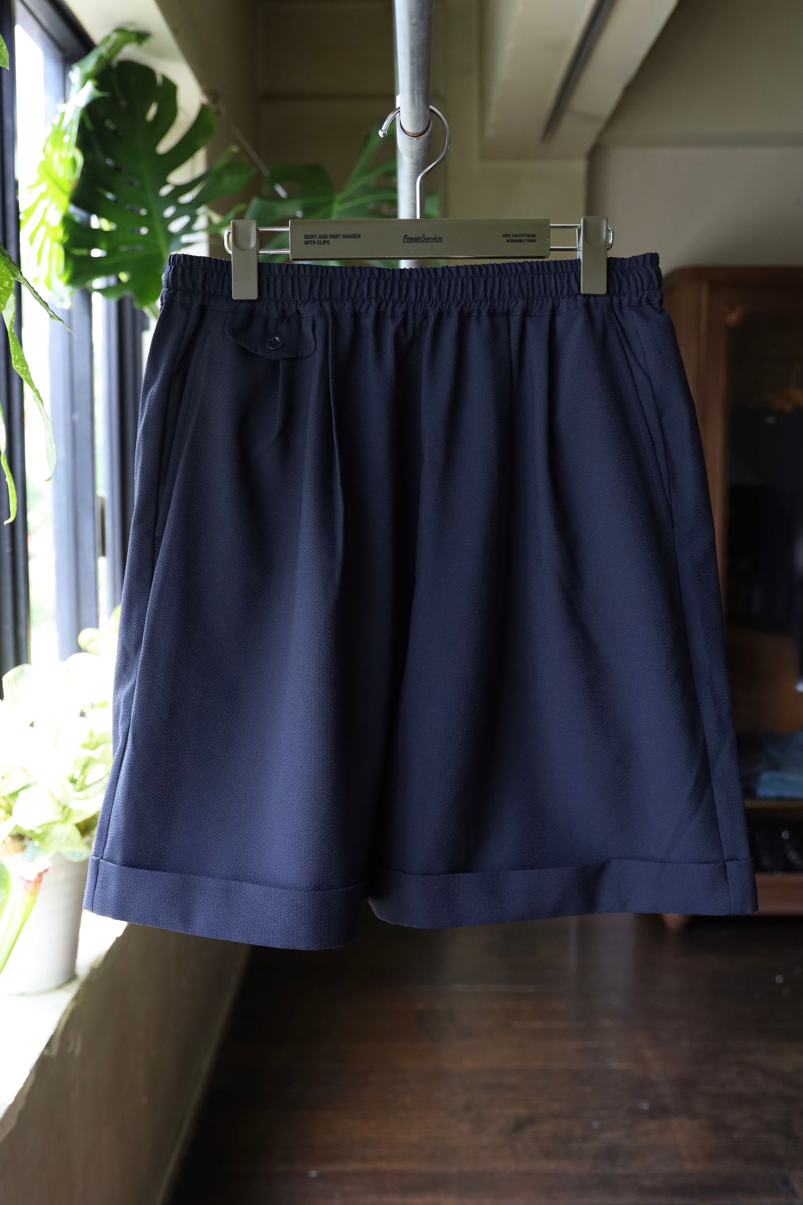 フレッシュサービス SEERSUCKER EASY SHORTS (FSC252-40044)NAVY☆6/21(土)発売！