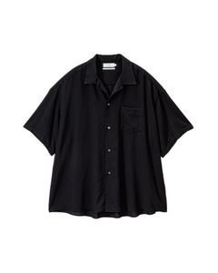 グラフペーパー 26SS Viscose Viyella S/S Sleeping Shirt(GM261-50457)BLACK☆3月14日(土)発売！