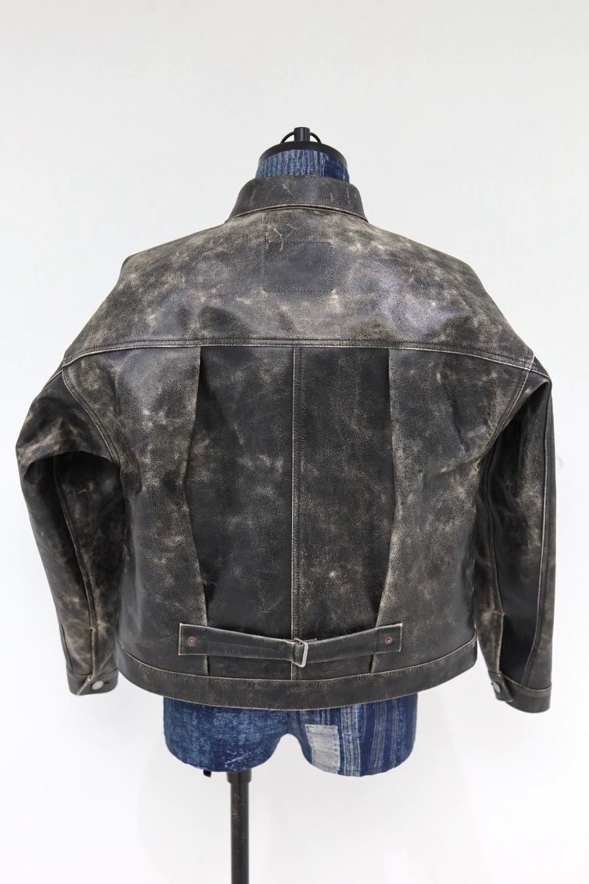 セントマイケル 26SS BBJ_LEATHER JACKET(SM-MK8-0000-C47)BLACK☆5月16日(土)発売！