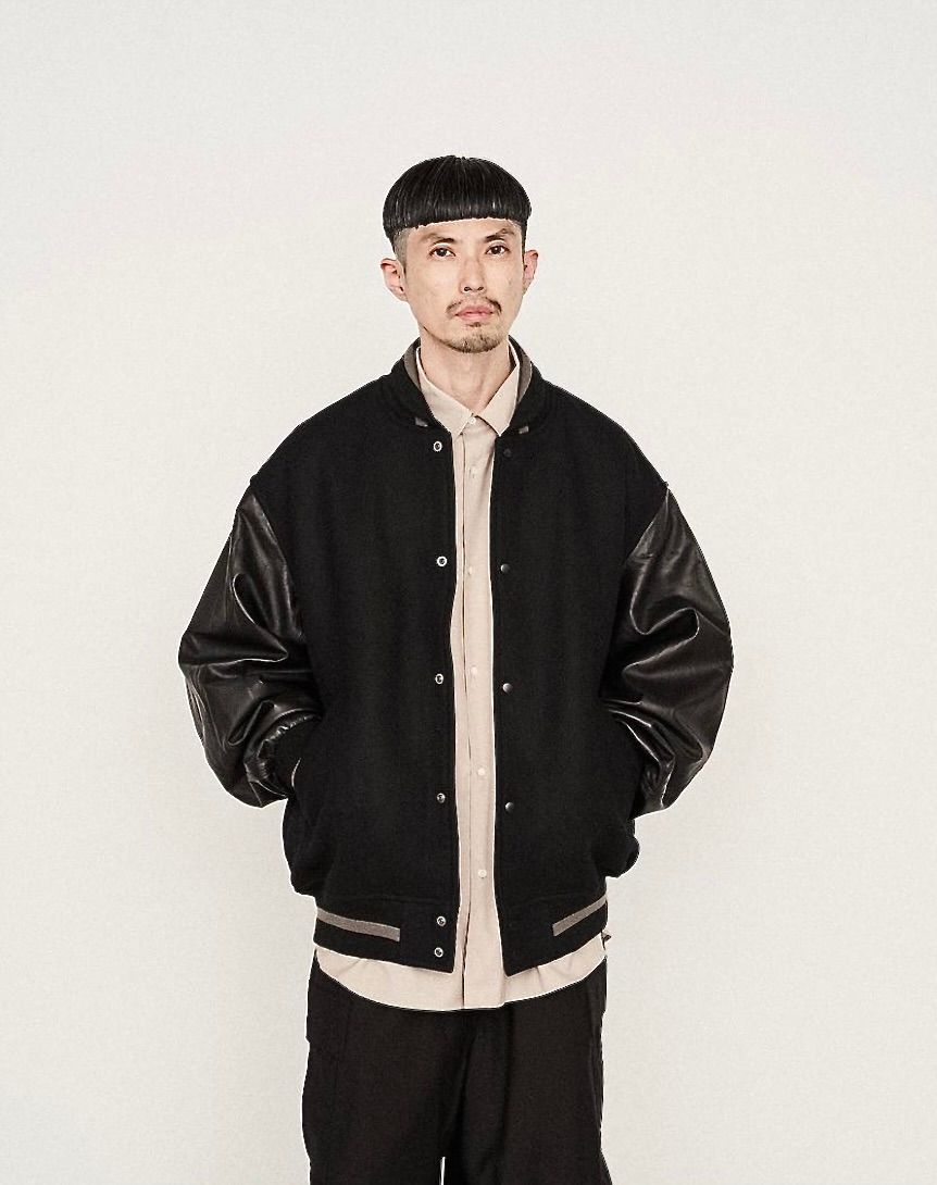 Graphpaper - グラフペーパー22AW Scale Off Melton Stadium Jacket(GM 