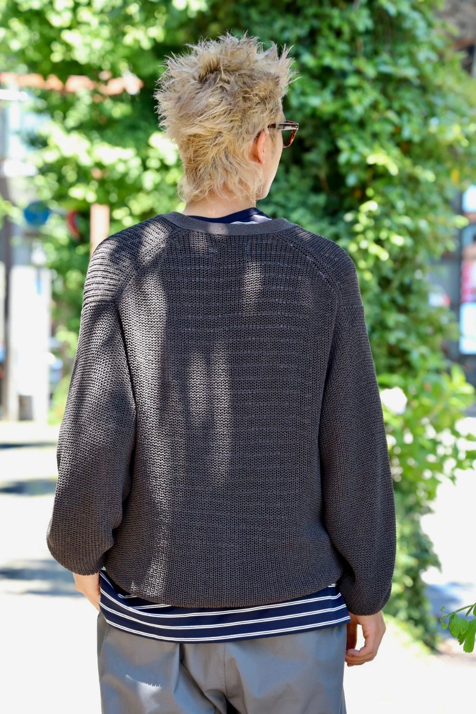Graphpaper Coiled Wool Nylon Cardigan PICK UP STYLE !