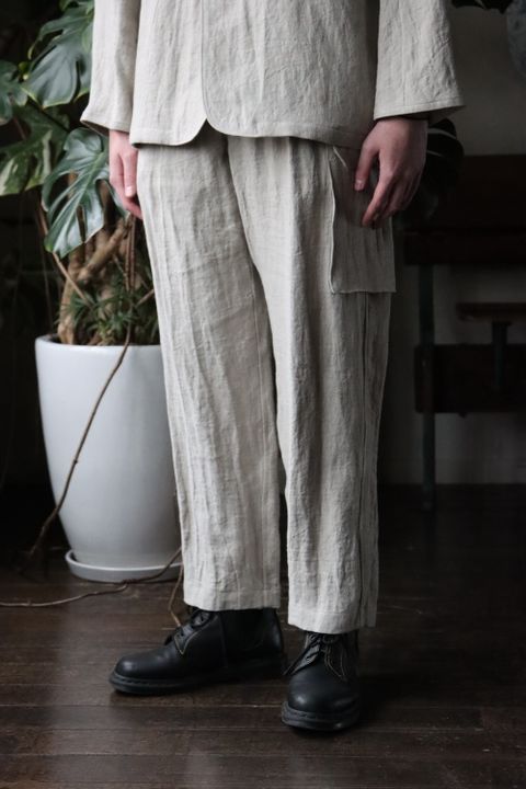 blurhms Linen Twill Hospital Jacket(BHS22S006) style. 2022.01.24.
