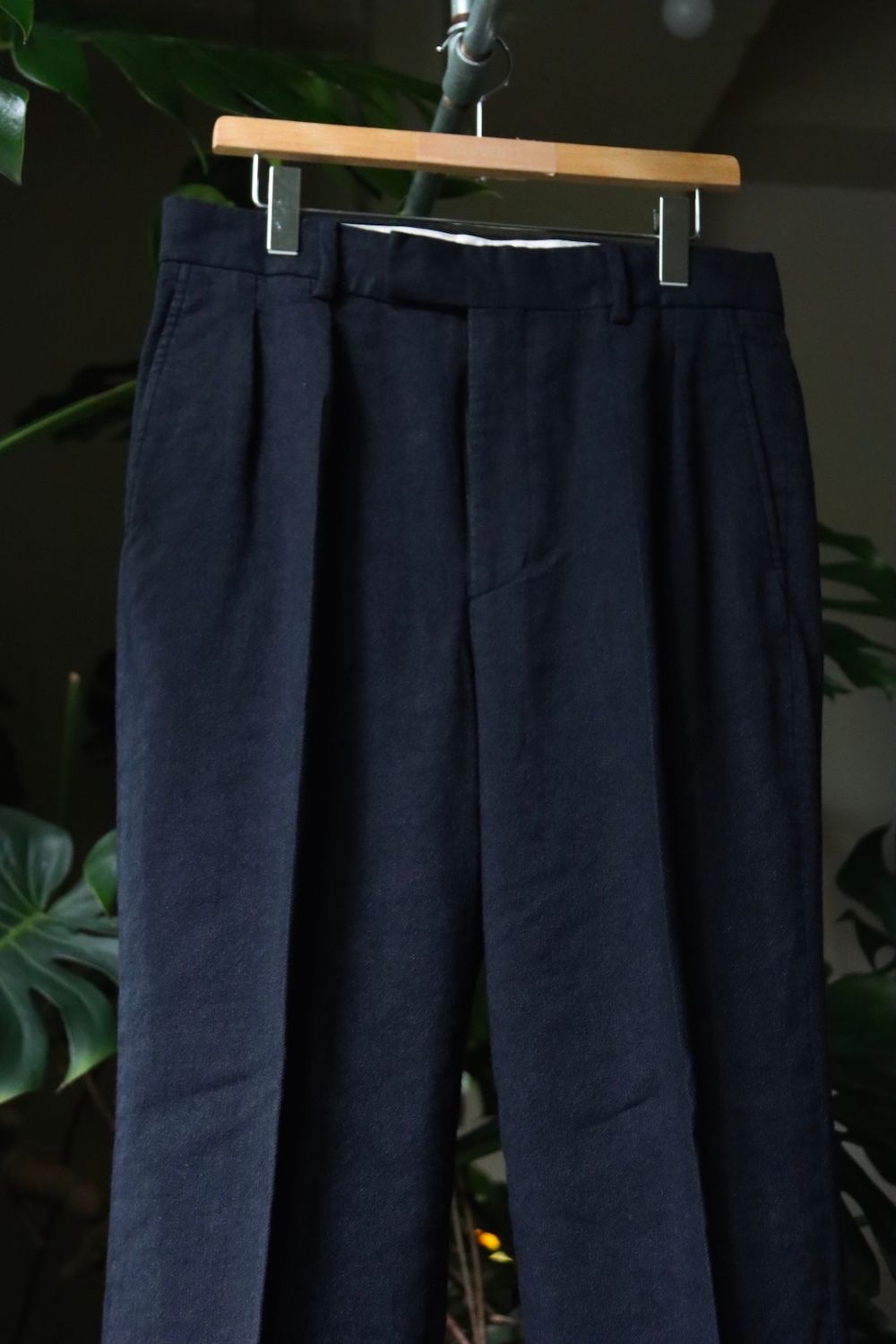 A.PRESSE - アプレッセ22FW Wide Tapered Trousers(22AAP-04-03M)NAVY | mark