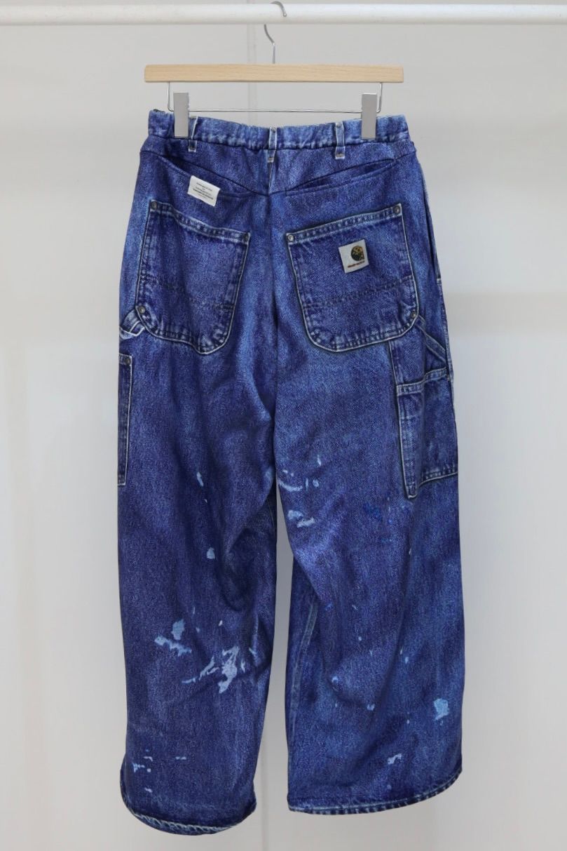 トーキングアバウト ジ アブストラクション 26SS PRINT DUCK WIDE PT(26SS-PT-002CH)DENIM新作発売！