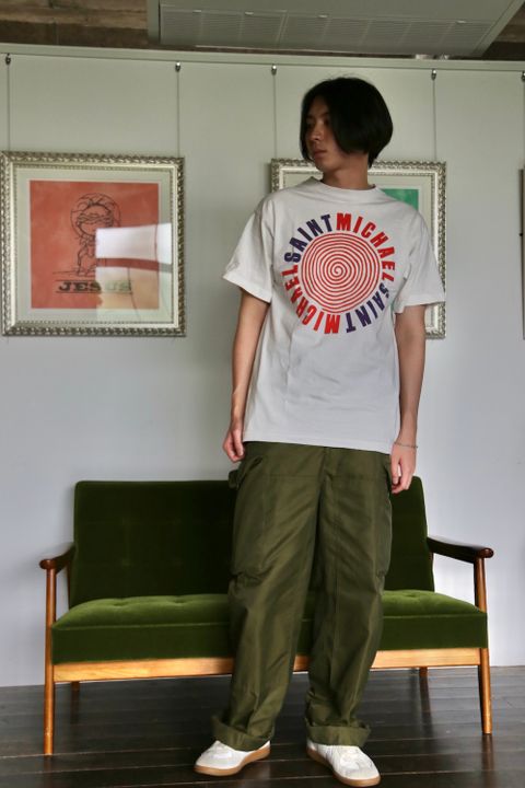 ©︎SAINT M×××××× T-SHIRT CIRCLE (SM-A21-0000-010) WHITE style.2021.7.9.