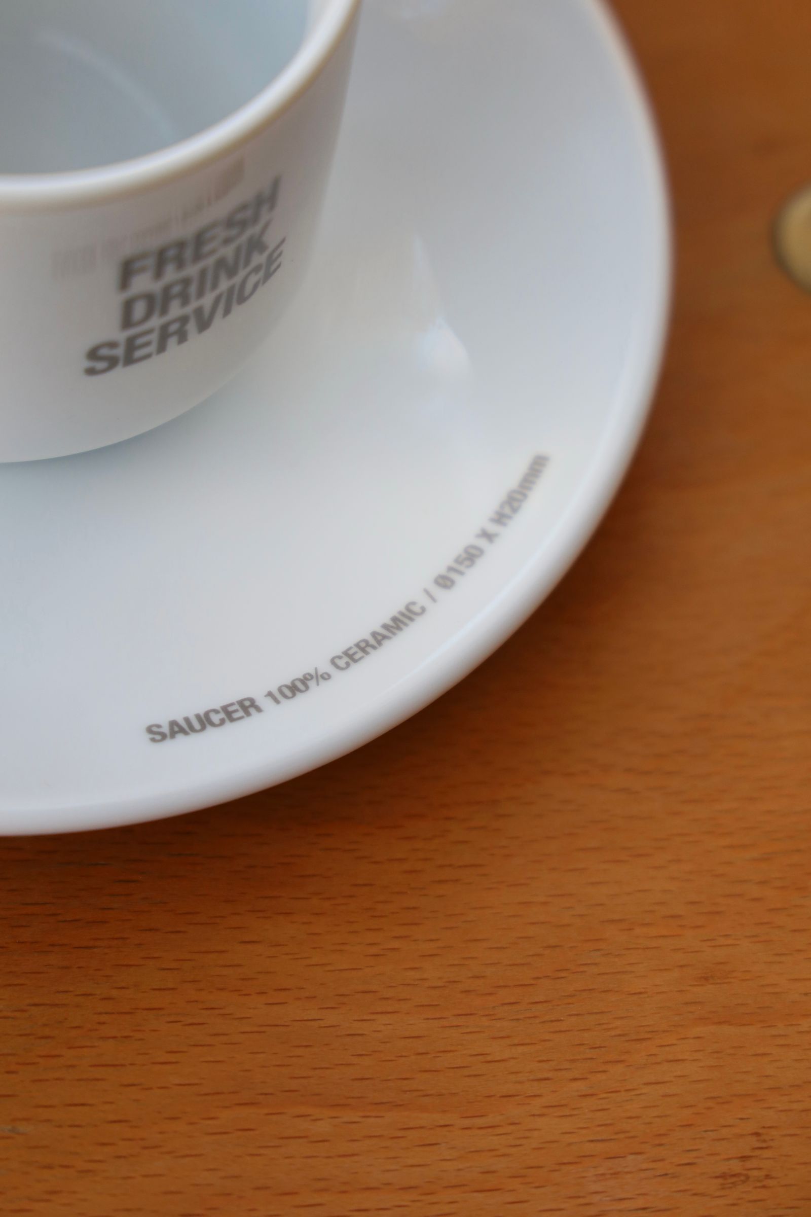 フレッシュサービス FDS_CUP & SAUCER(FDS251-99210)WHITE☆12月14日(土)発売！