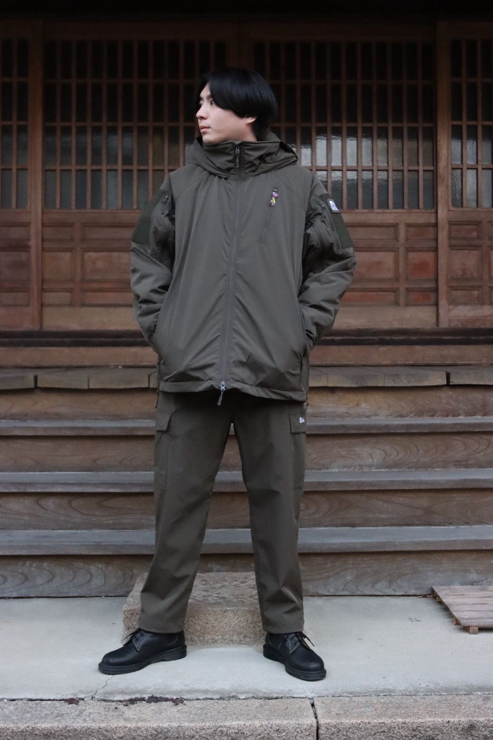 Abu Garcia×is-ness CLOUD PADDING JACKET-