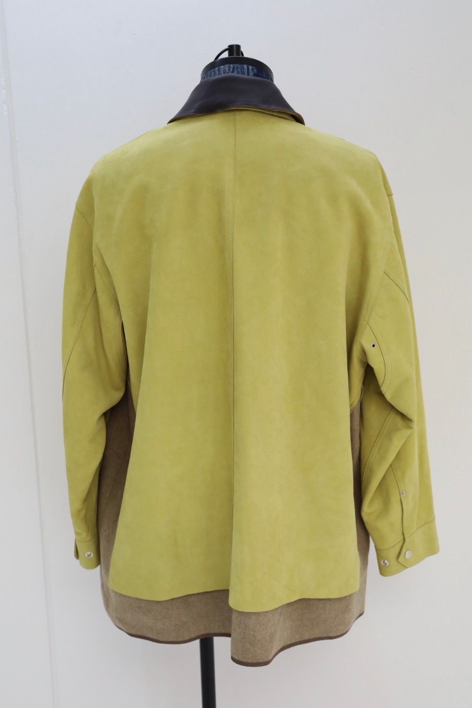 ヨーク 25FW Nuback Leather Coverall Jacket(YK25FW01019B) YELLOW BEIGE☆10月11日(土)新作発売！
