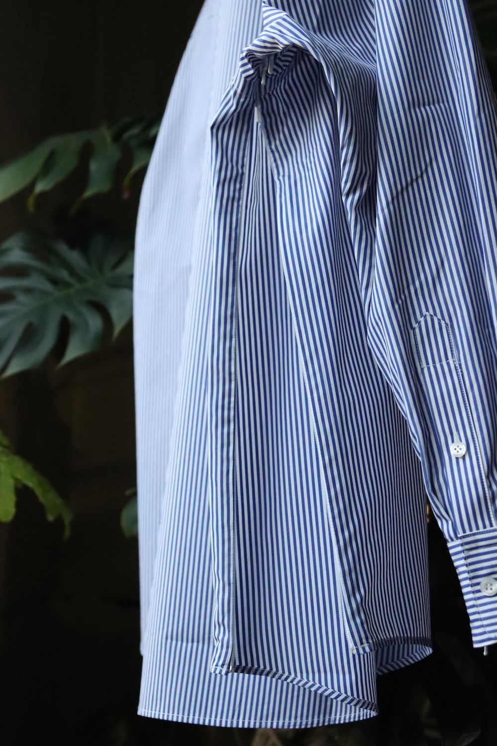 is-ness×THOMAS MASON VENTILATION LONG SLEEVE SHIRT"BLOCKS STRIPE"イズネス22SS