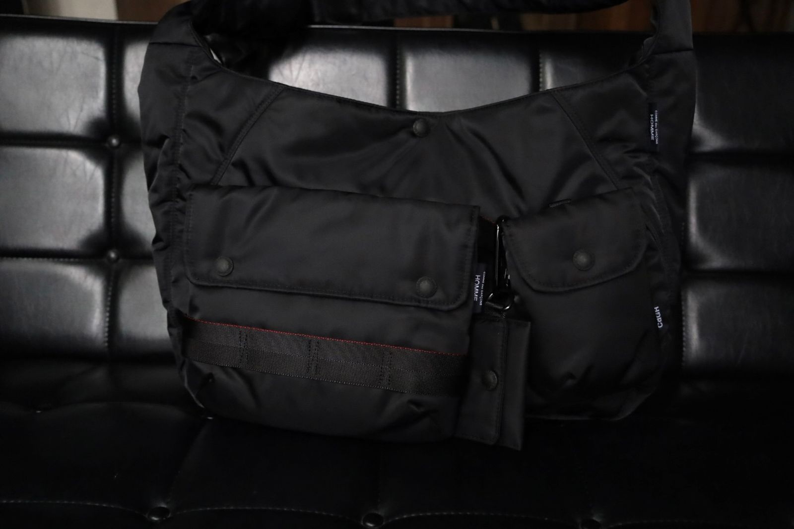 コムデギャルソンオム バッグ SHOULDER BAG(HR-K207-051)BLACK☆10月2日(金)発売！