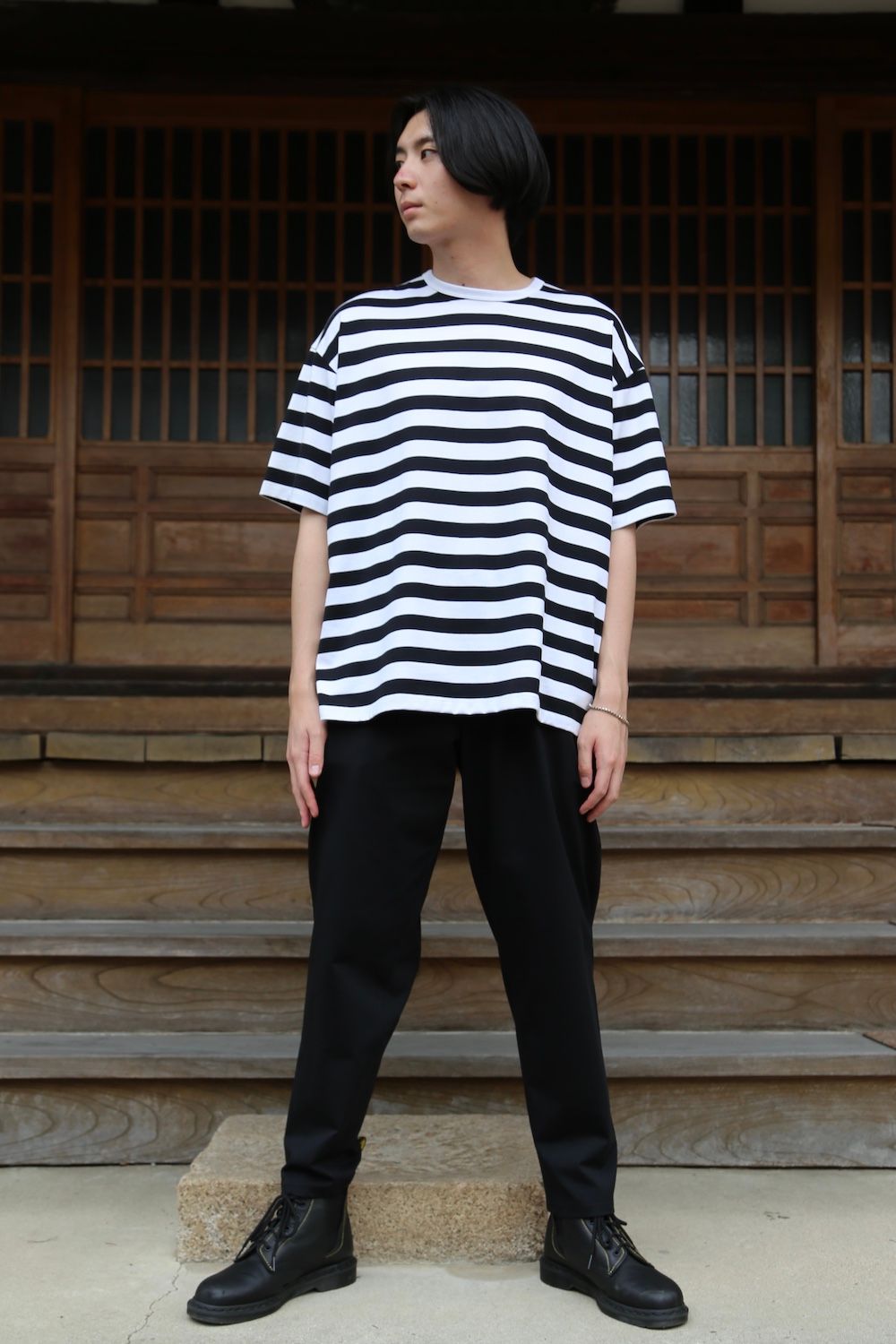 Graphpaper Compact Ponte Chef Pants(GM213-40042B) style.2021.7.18.