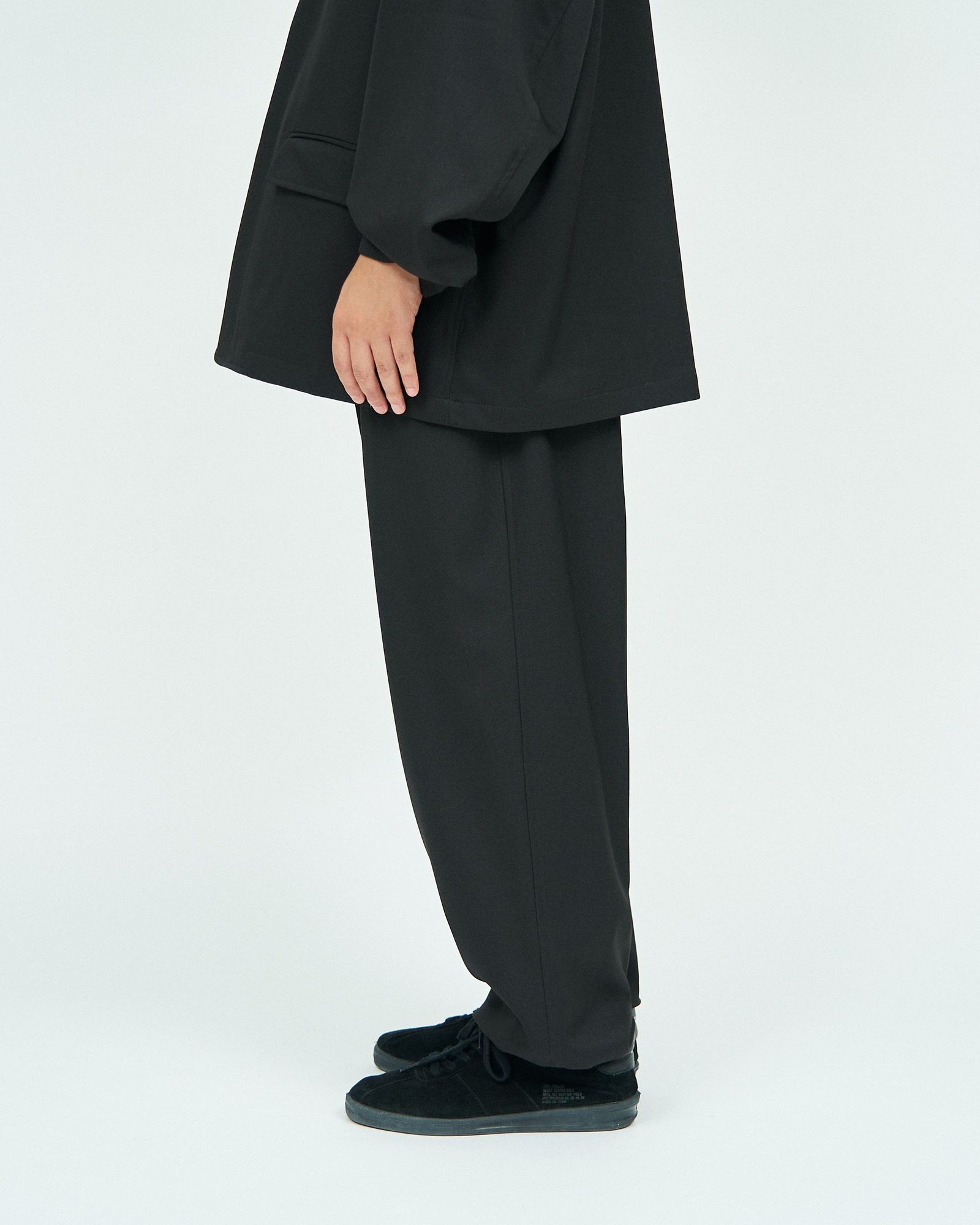 フレッシュサービス WOOLY TWILL TROUSERS(FSC243-40178)BLACK