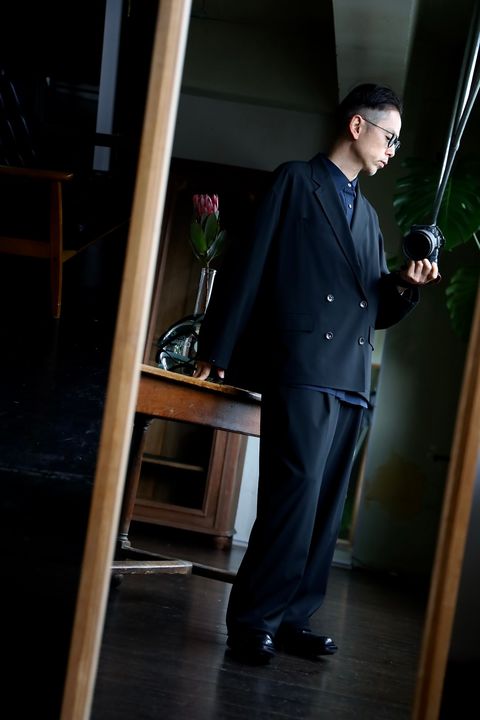 FreshService WOOLY CLOTH DOUBLE JACKET"BLACK"スタイル2025.3.7.
