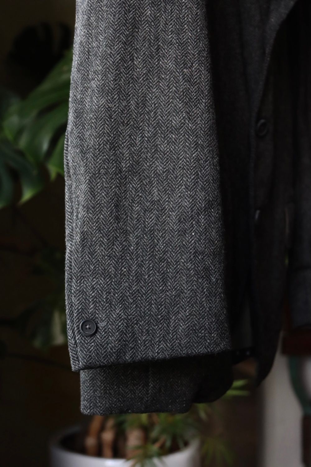 アプレッセ22FW Tweed Tailored Jacket(22AAP-01-16H)CHARCOAL