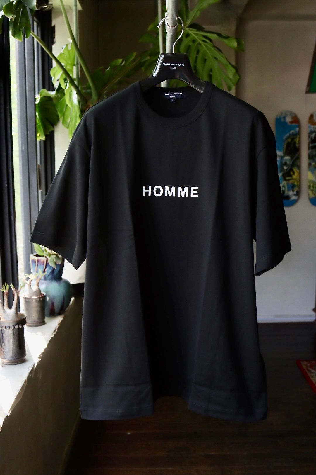 COMME des GARCONS HOMME - コムデギャルソンオム23SS 綿度詰天竺ロゴ