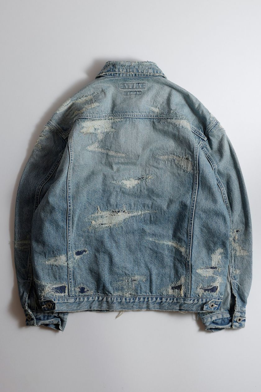 ファンダメンタル デニムジャケット DENIM JACKET 7YR WASH (FA25-JK13H)INDIGO