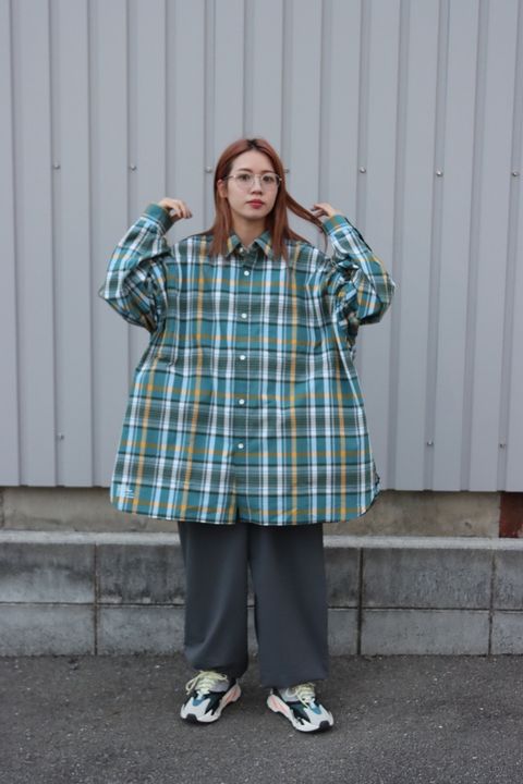 FreshService 22AW CORPORATE CHECK REGULAR COLLAR SHIRT style.2022.10.29