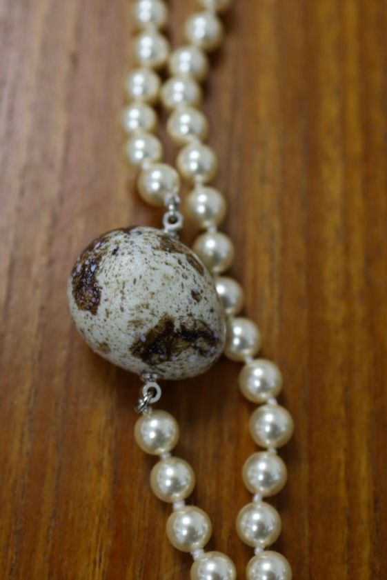 doublet ダブレット26SS FOOD SAMPLE PEARL NECKLACE (26SS83AC43) EGG★1月17日(土)11:00発売！