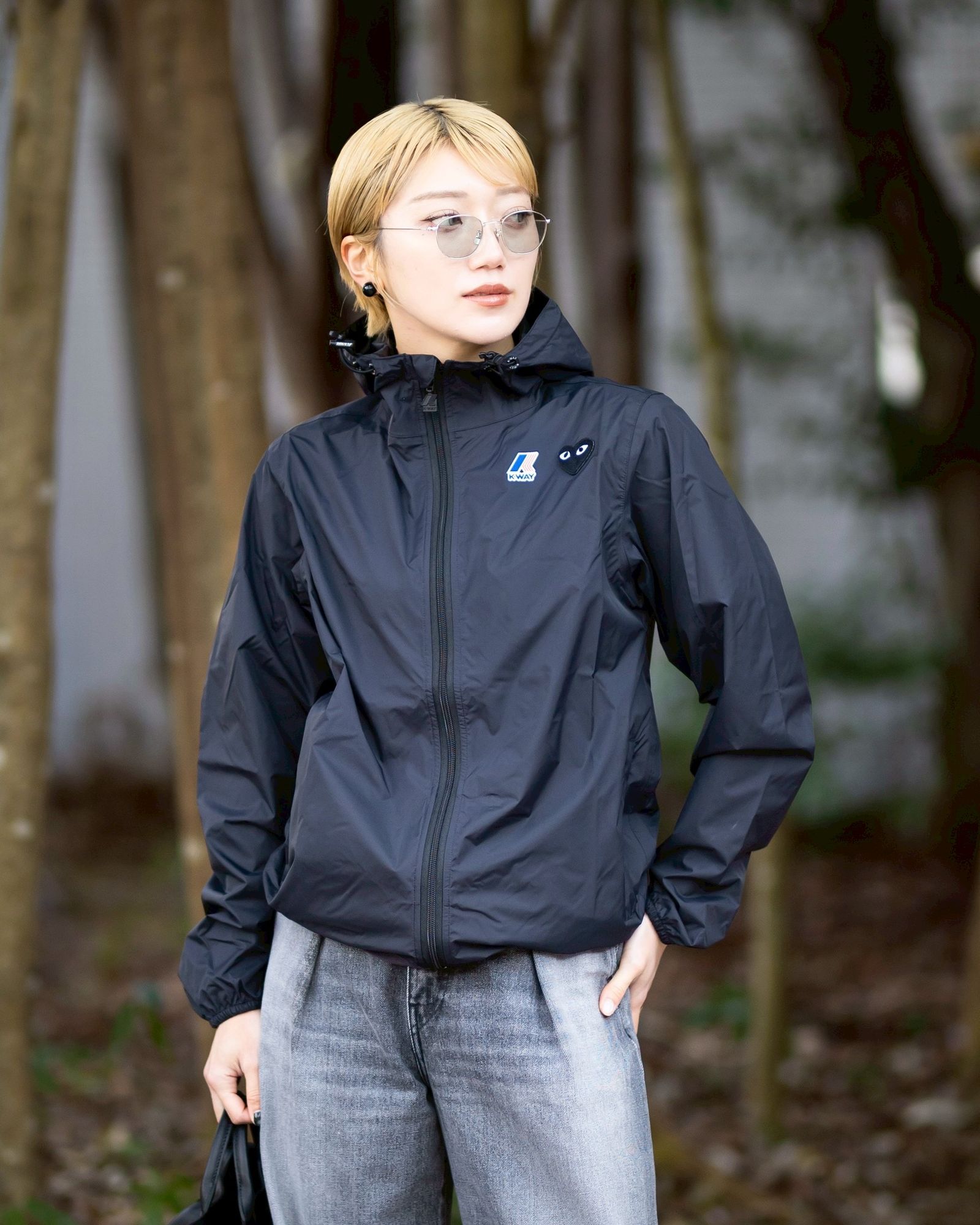 PLAY COMME des GARCONS   K-WAYコラボ FULL ZIP HOODIE style.2026.03.26