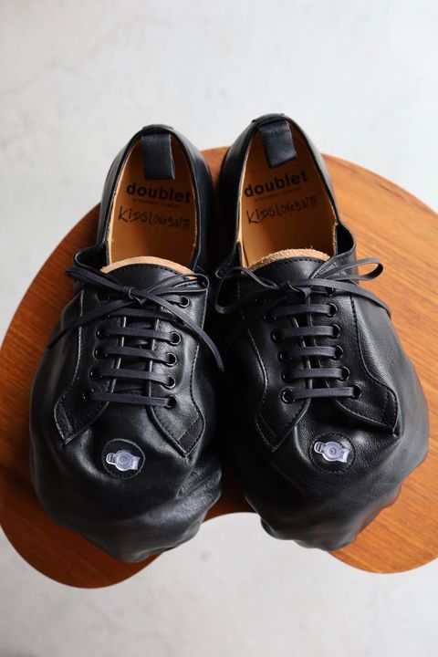 doublet ダブレット26AW 革靴 INFLATED DERBY SHOES (26AW69FT70)BLACK☆7月11日(土)発売！