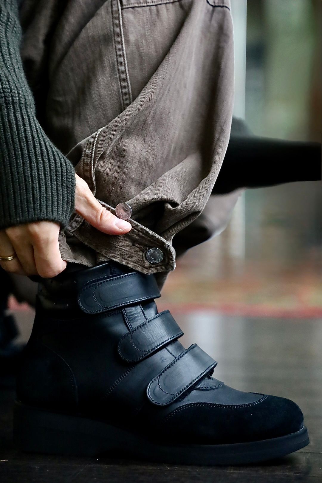 FOOTWORKS German Military Pilot Trainer Shoesスタイル