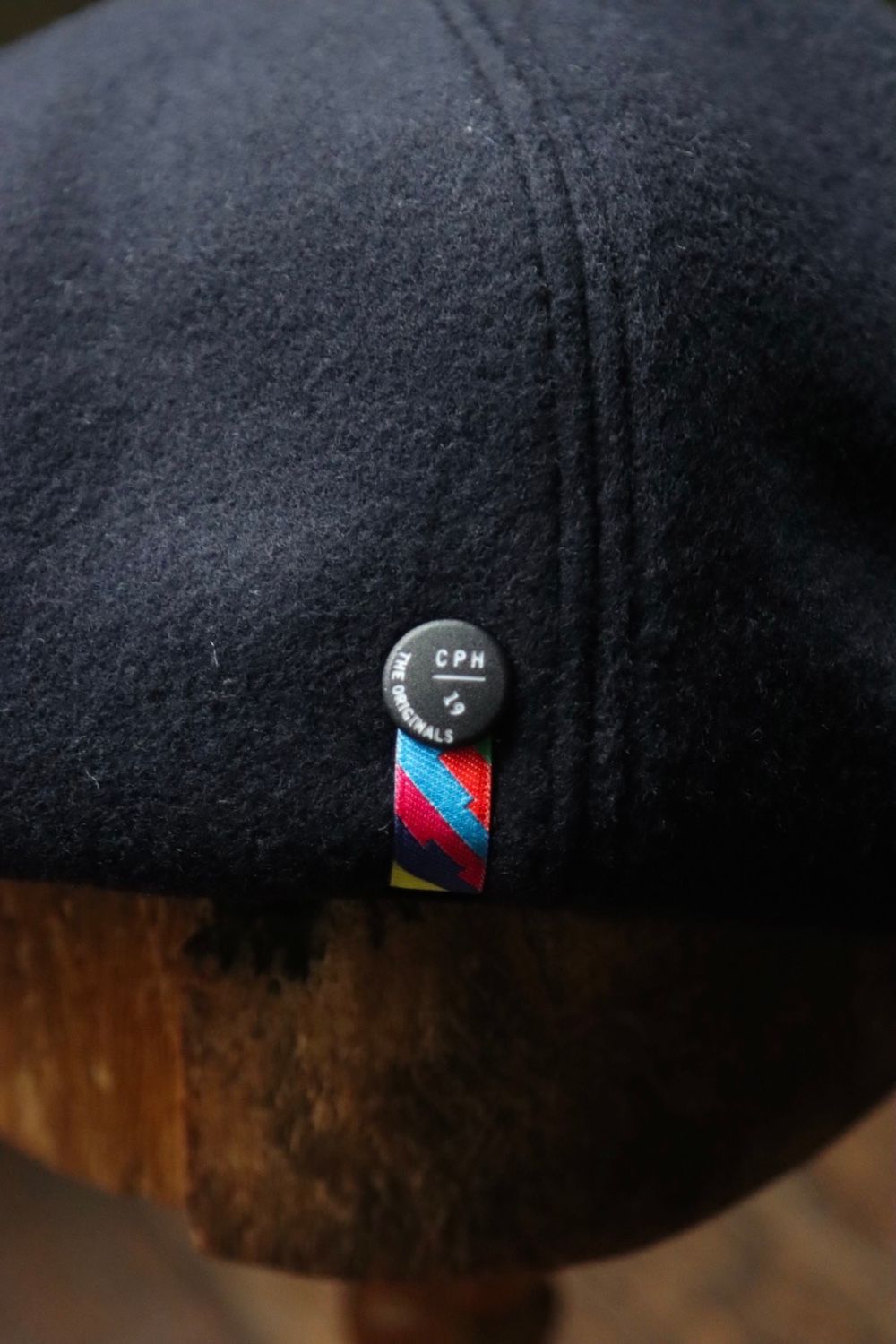 イズネス 22AW WOOL CASQUETTE is-ness×CPH (1004ACHAT01)NAVY