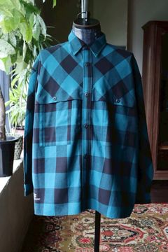 フレッシュサービス FLANNEL CHECK OVER YOKE SHIRT (FSC253-50129)GREEN★10月4日(土)発売！