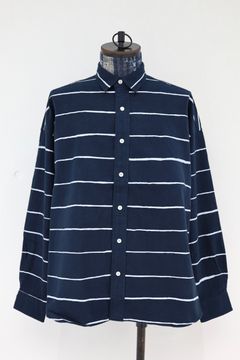 S.F.C 2026FW エスエフシー SIDE STRIPES NEL SHIRT(SFCFW26S03)Navy☆10月17日(土)発売！