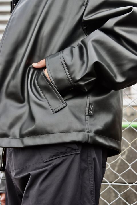 SEDAN ALL-PURPOSE セダンオールパーパス 23AW Synthetic Leather Sports Jacketスタイル