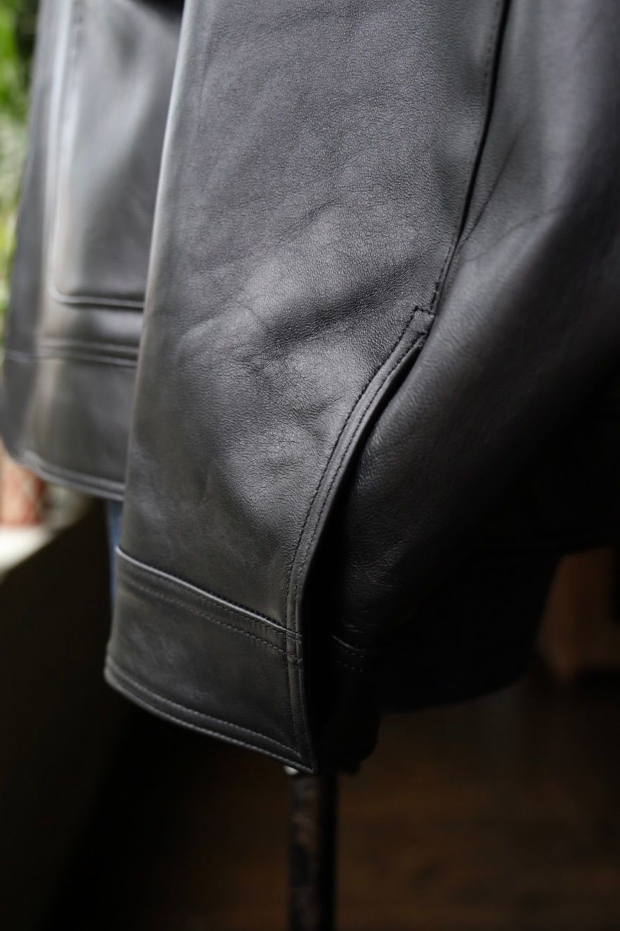 アプレッセ 2025 STYLE2 Leather Type A-2 Flight Jacket(25AAP-01-12)BLACK☆9月27日(土)発売！