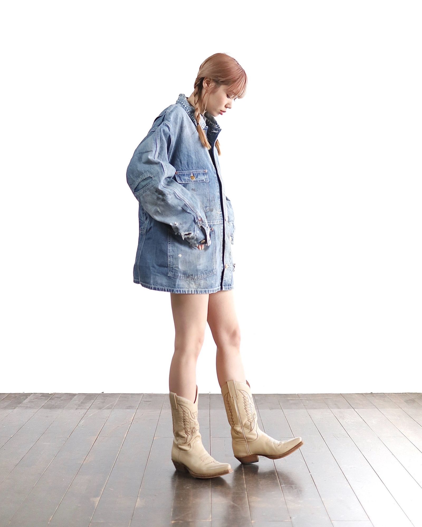 SAINT MICHAEL 24SS HEART TAG COVERALL