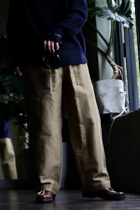 blurhms 22FW Wool Alpaka Napping Knitスタイル.2022.9.25.