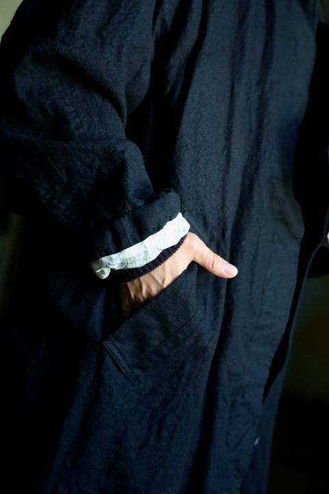 COMME des GARCONS HOMME ウールサージ縮絨コートスタイル2024.10.10.