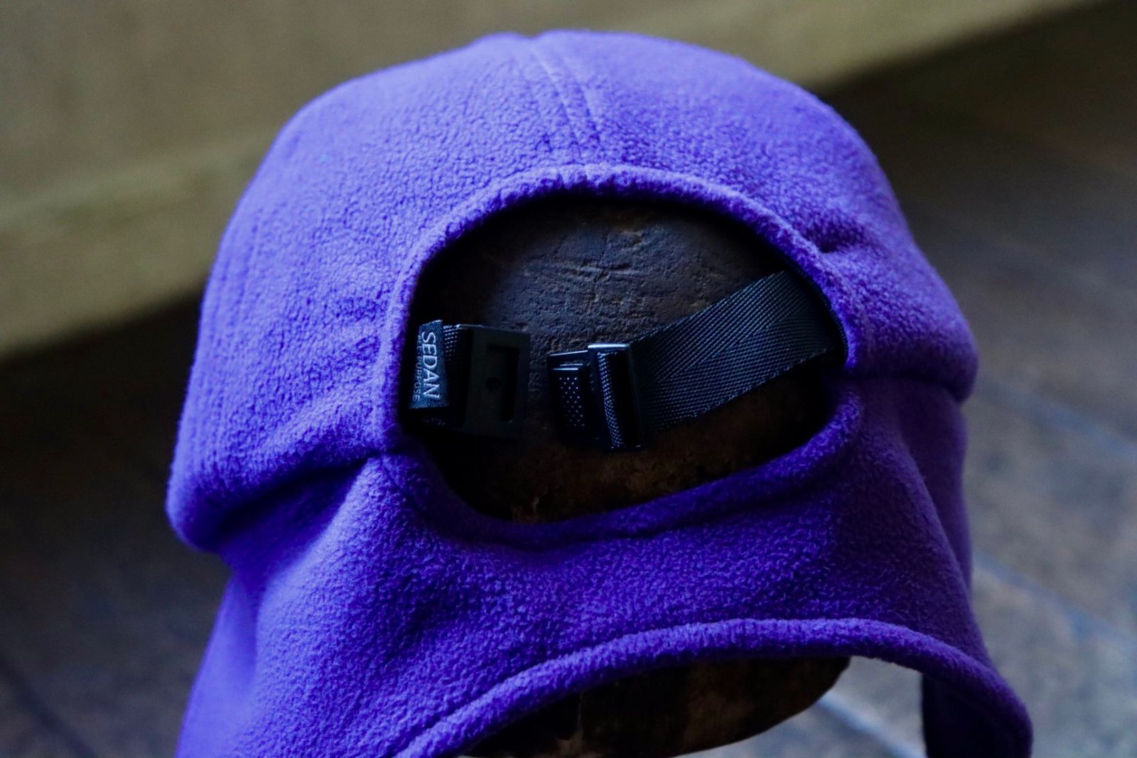 セダンオールパーパスFW23 Arch Logo Ear Flap Fleece Cap(SD23F-CP05)Purple x Teal☆10月28日(土)発売！