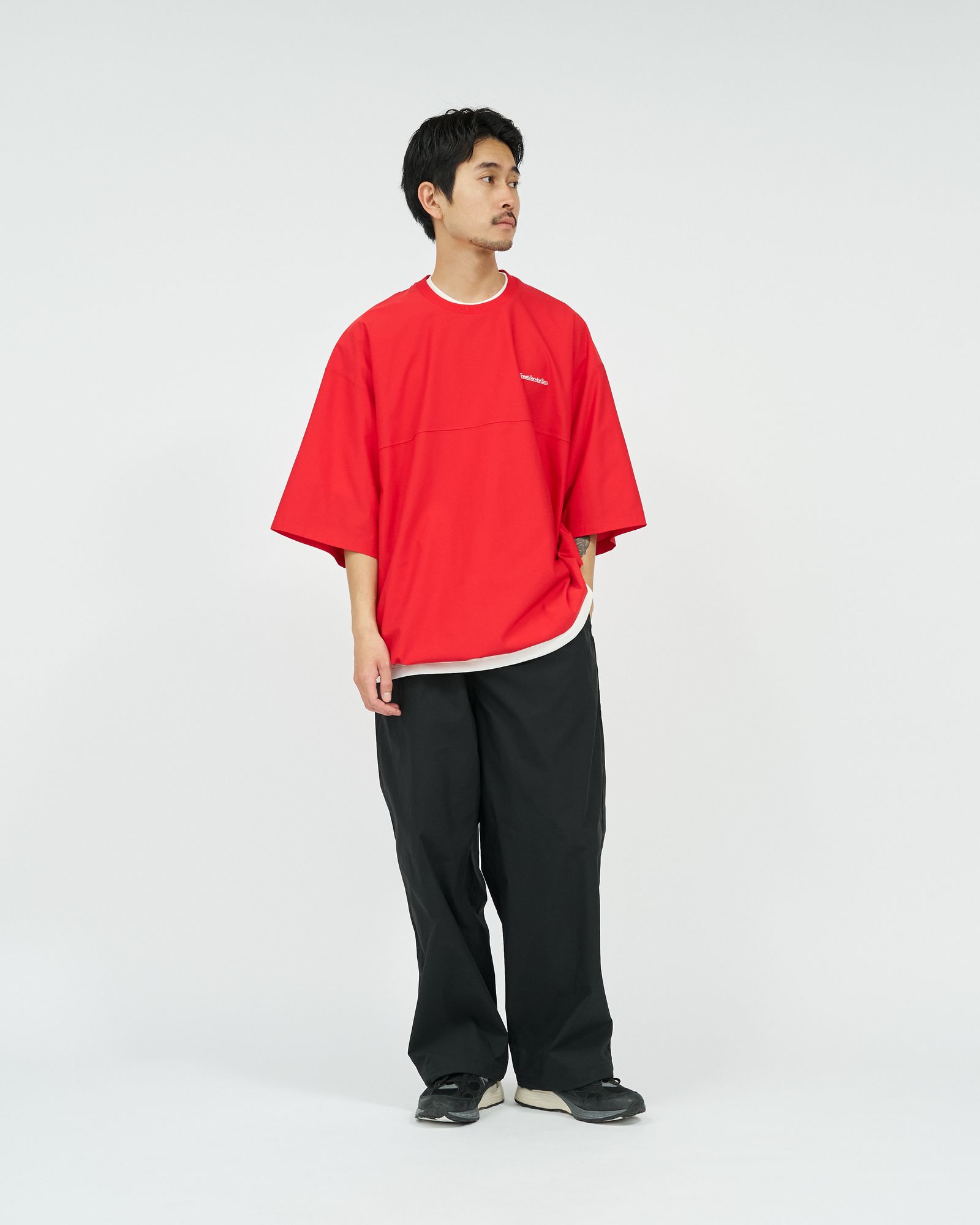 フレッシュサービス  ACTIVE DRY MESH PULLOVER(FSC263-70163)RED☆7月18日(土)新作発売！