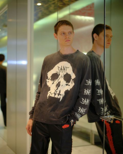 セントマイケル 26AW SUKULL BAPE_LS T-SHIRT (SM-MK1-0000-C37) BLACK☆9月19日(土)発売！