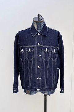 ファンダメンタル デニムジャケット THIRD THIRD JACKET RINSE(FA25JK33U-IND)INDIGO