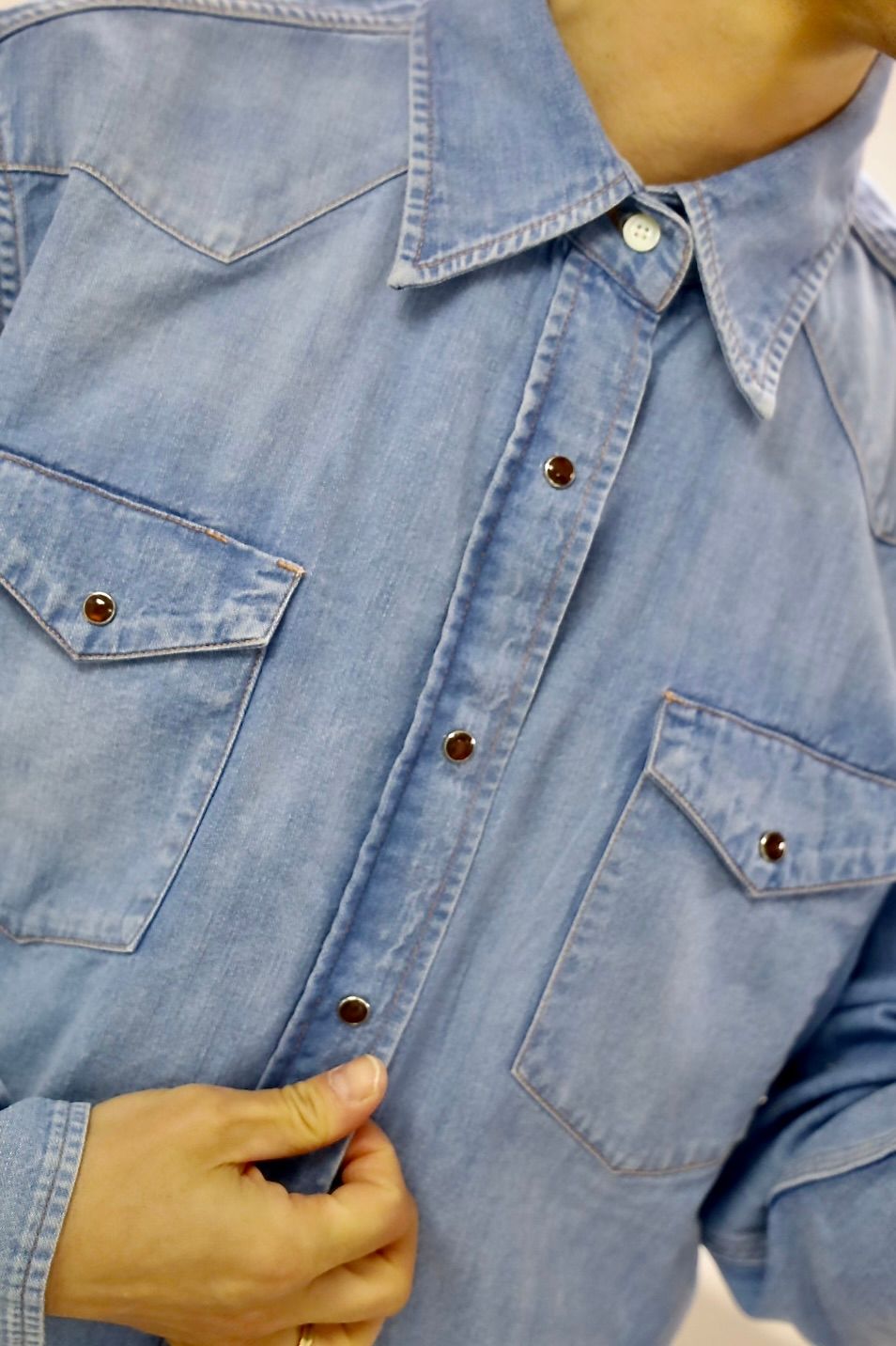 Gurank グランク 26SS デニムウエスタンシャツDenim western shirts (2614D)INDIGO★新作発売！