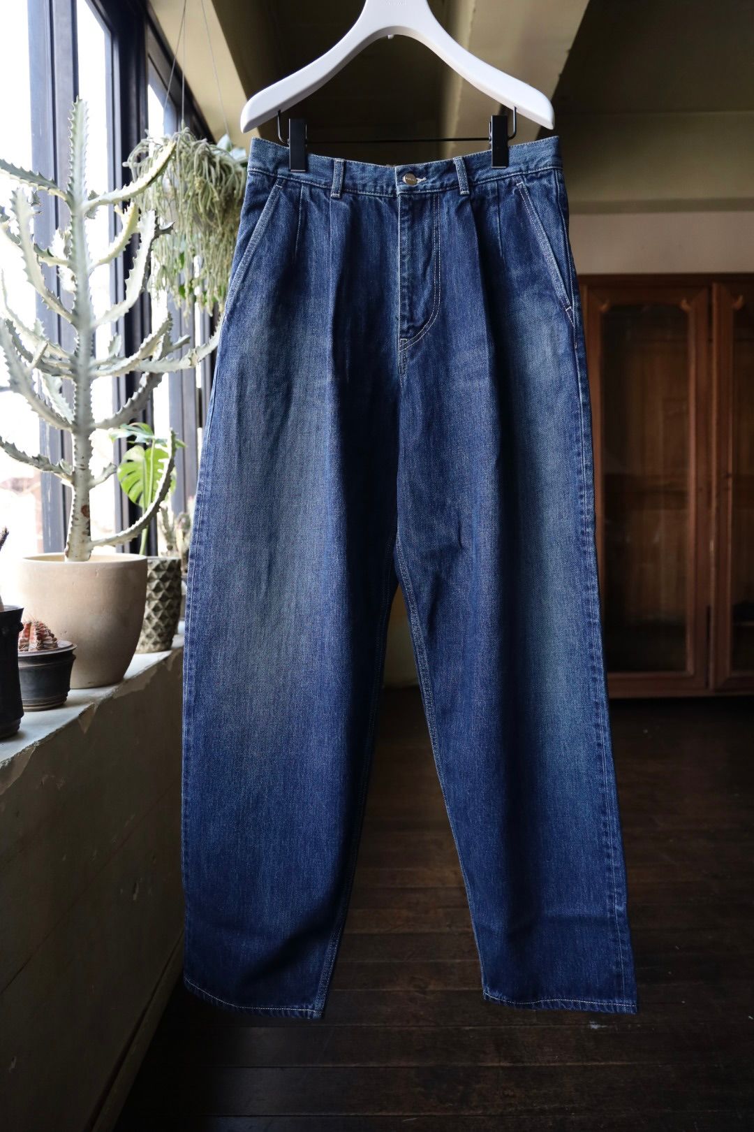 Graphpaper - グラフペーパー25SS Selvage Denim Two Tuck Pants Graphpaper - グラフペーパー25SS Selvage Denim Two Tuck Pants