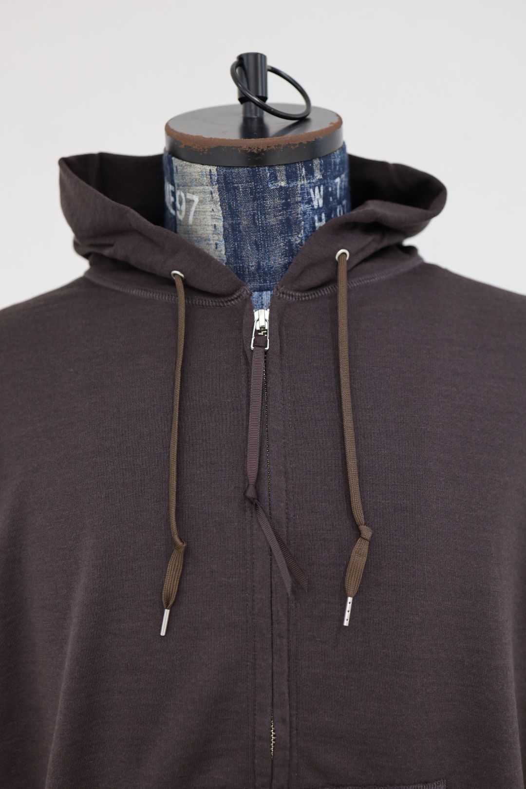 プロダクトトゥエルブ SS26 Super 140’s Melino Wool Zip Up Parka (26SS-PCS01)BROWN