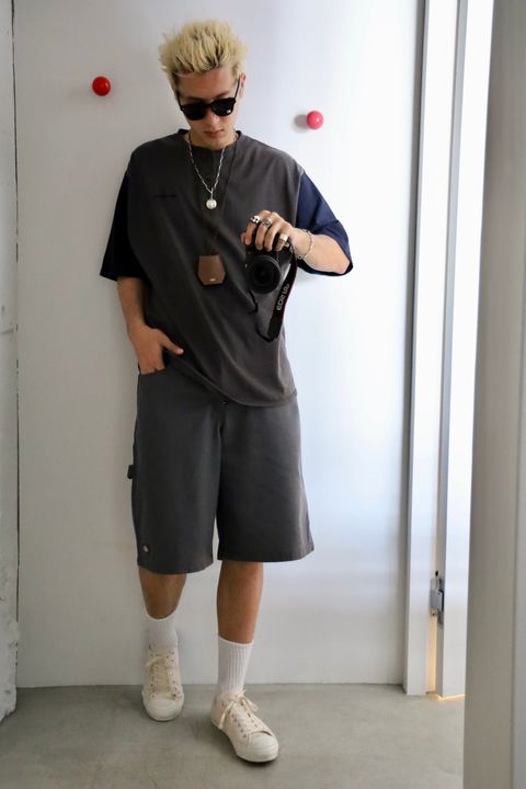 SEDAN-ALL Henleyneck Baseball Tee ミックススタイル