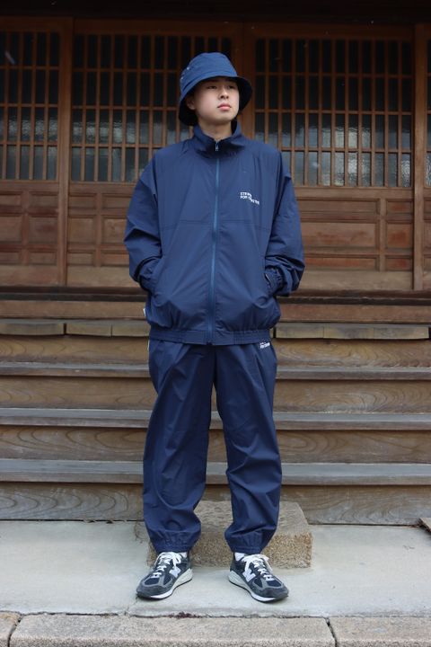 S.F.C WINDBREAKER(SFCSS22J04),WINDBREAKER PANTS(SFCSS22P03) style. 2022.02.25.
