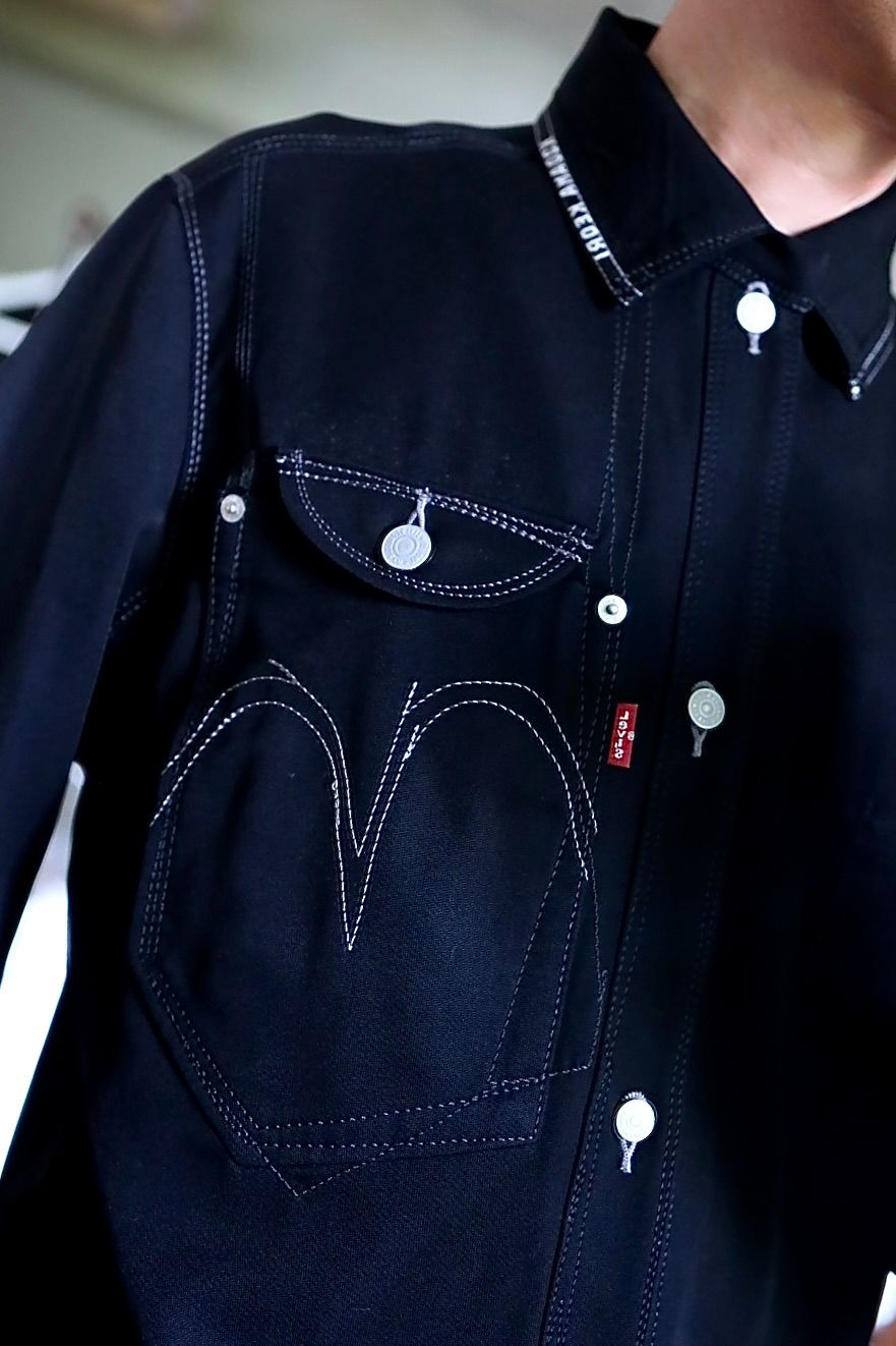 JUNYA WATANABE MAN Levi's Wネーム ウールシャツジャケットスタイル