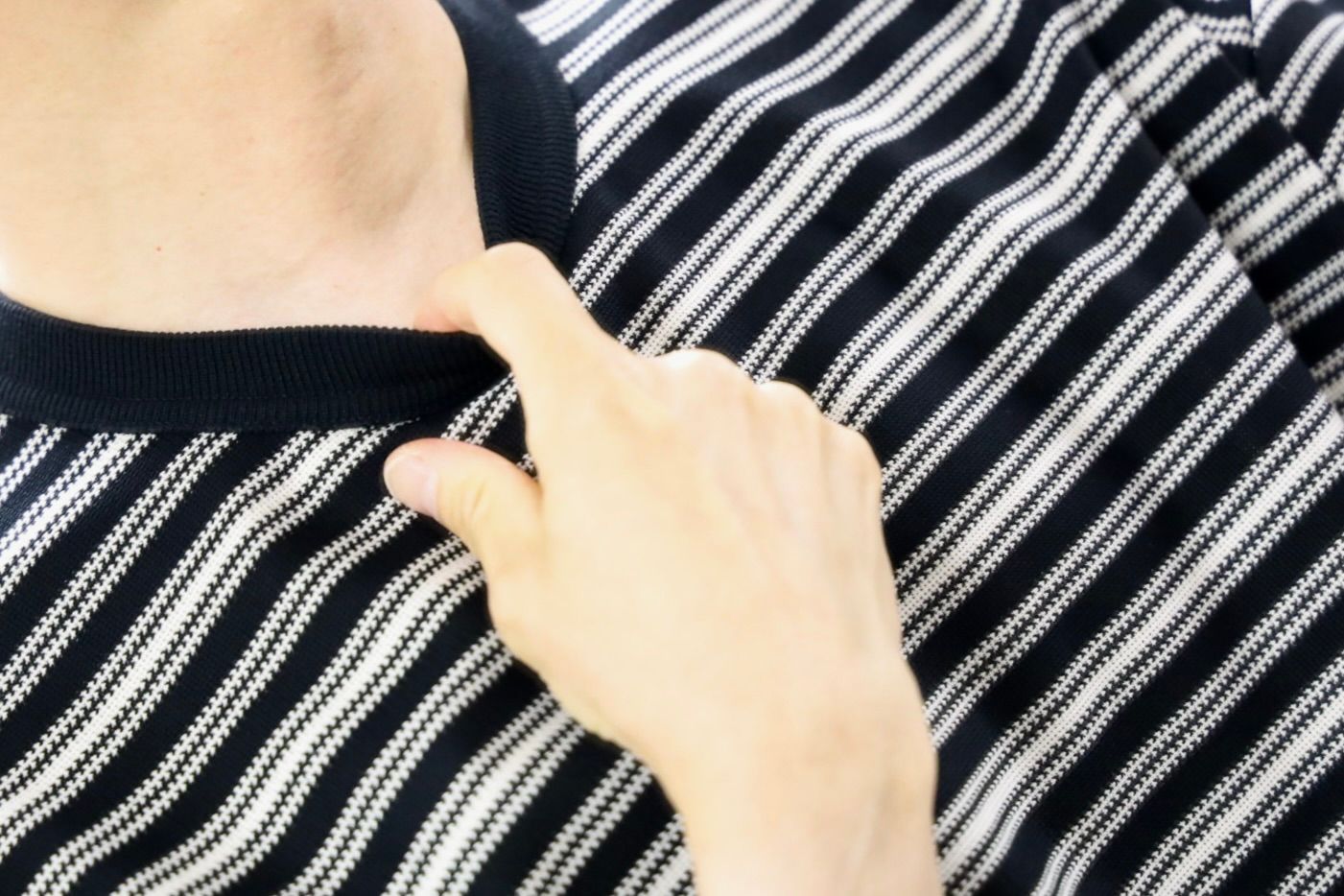 COMME des GARCONS HOMME 26SS ラッセルボーダーTシャツスタイル
