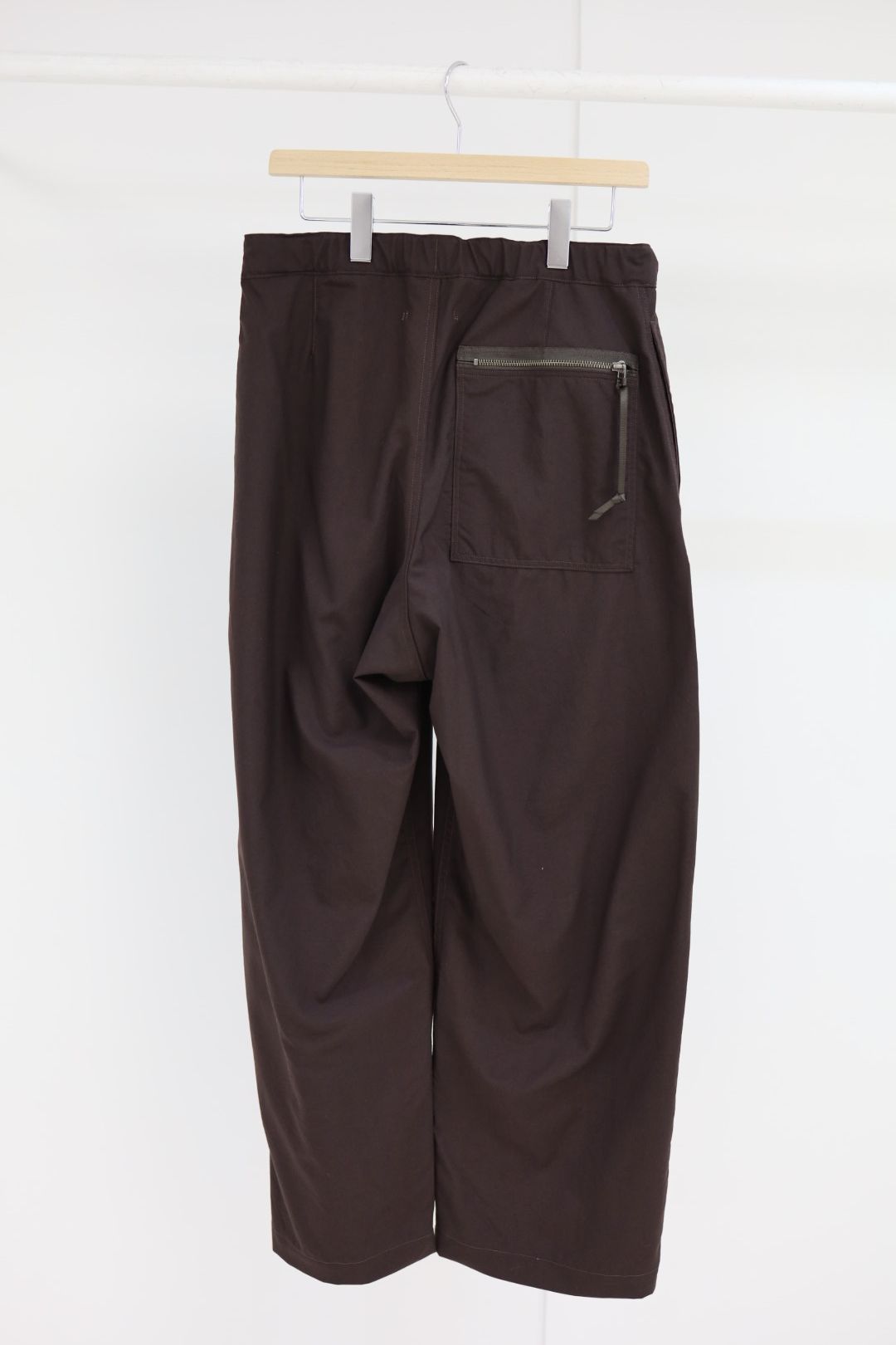 プロダクトトゥエルブ SS26 High Count Wool Flight Pants (26SS-PPT03)BROWN