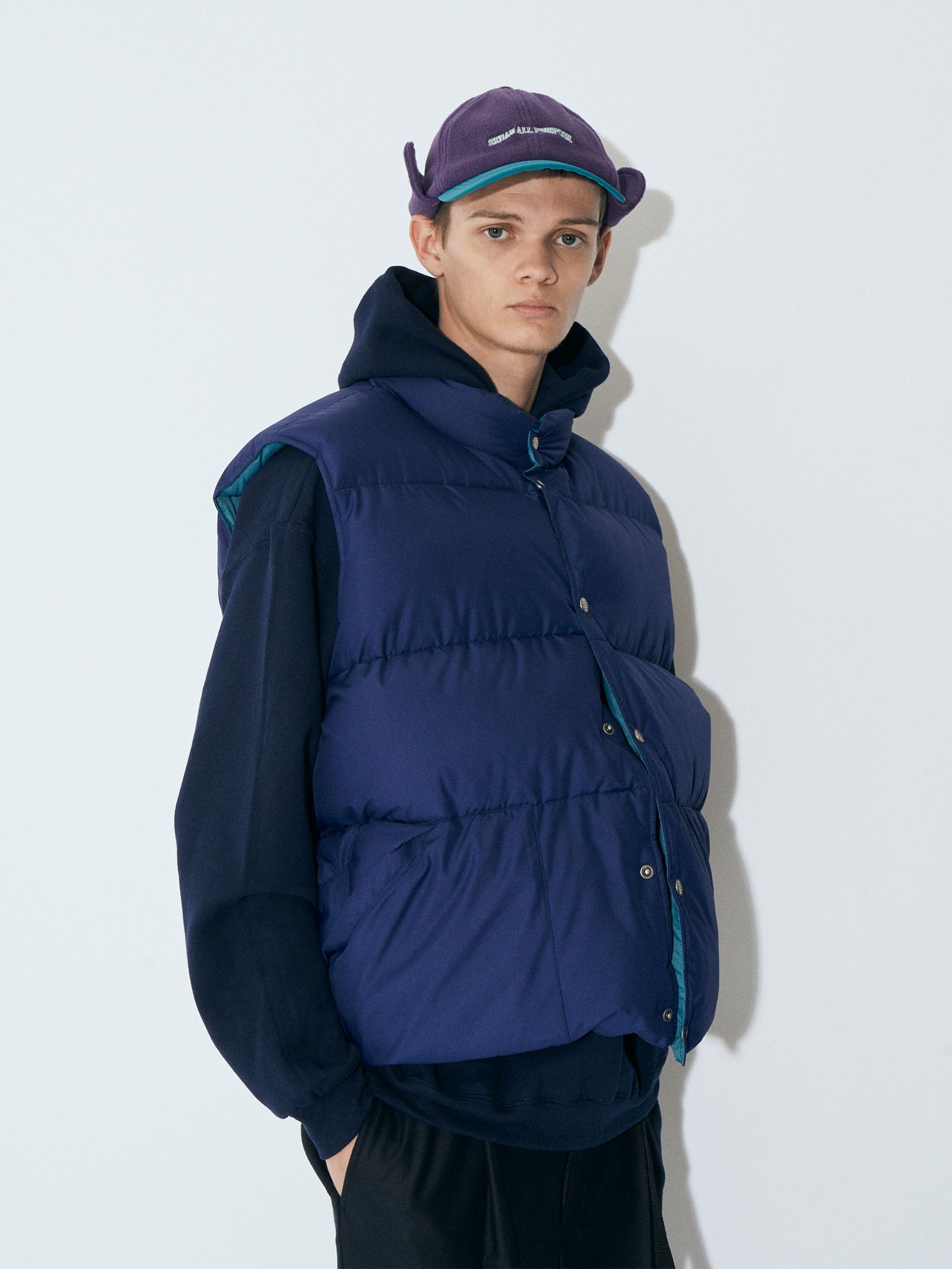 セダンオールパーパスFW23 Classic Down Vest (SD23F-JK01)Navy