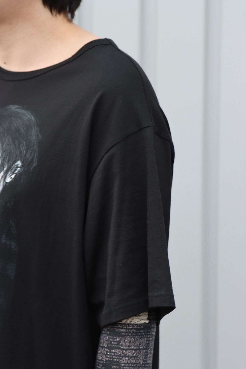 Yohji Yamamoto MAHABARA PLAIN STITCH WOMAN PRINT SHORT SLEEVES style.2022.1.30 ※2月2日発売