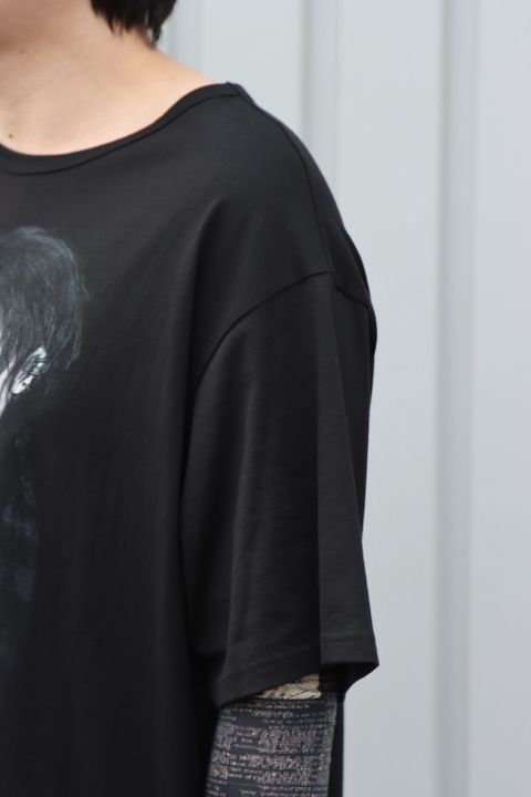 Yohji Yamamoto MAHABARA PLAIN STITCH WOMAN PRINT SHORT SLEEVES style.2022.1.30 ※2月2日発売